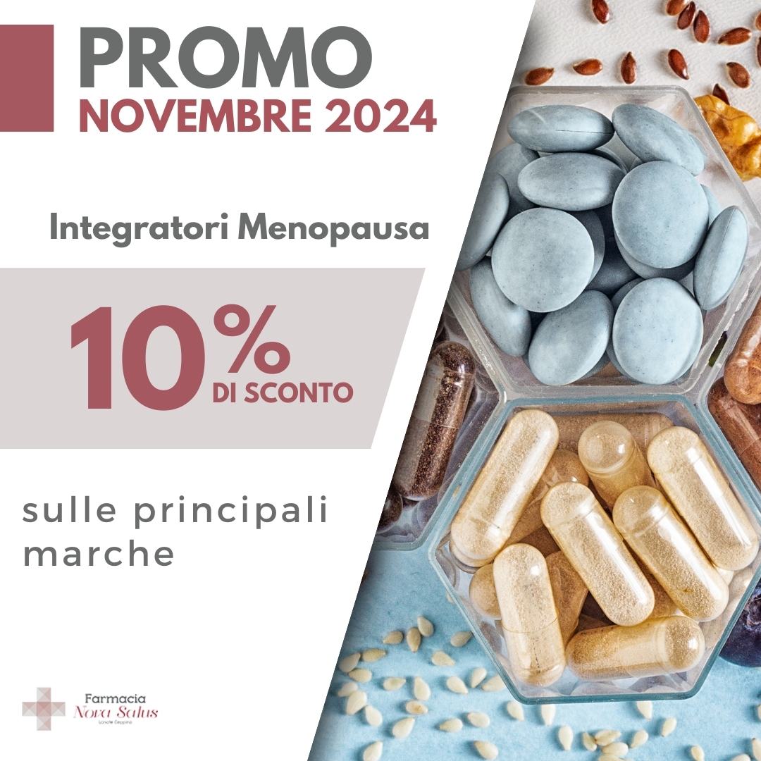 novembre 2024 promo integratori menopausa farmacia nova salus